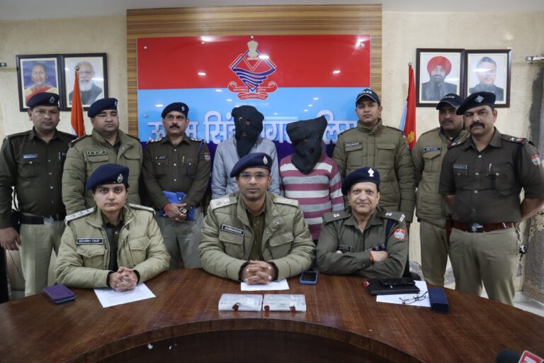 ऊधम सिंह नगर पुलिस ने टक्कर मारकर लूट करने वाले गिरोह का किया पर्दाफाश।  रुद्रपुर पुलिस ने गिरोह के 02 सदस्यों को किया गिरफ्तार।  150 से अधिक सीसीटीवी फुटेज देखने पर टीम को मिली सफलता।