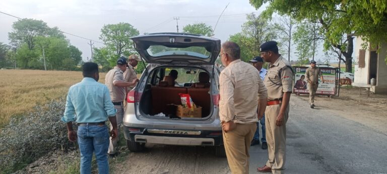 एसएसपी ऊधम सिंह नगर   के निर्देशन में लोकसभा चुनाव को सकुशल संपन्न कराने हेतु बॉर्डर पर चेकिंग अभियान लगातार जारी।