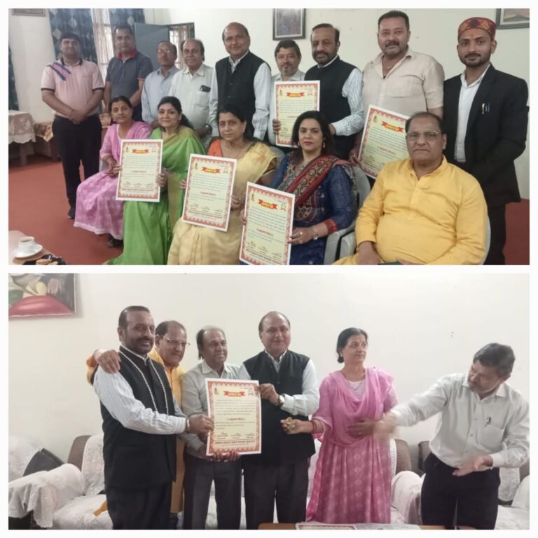 चंद्रावती तिवारी कन्या पीजी कॉलेज में अखिल ब्राह्मण उत्थान महासभा का सम्मान समारोह हुआ संपन्न