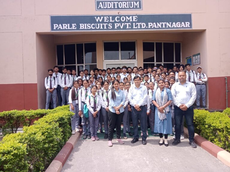 एस सी गुड़िया आईएमटी के विद्यार्थियों ने किया पार्ले बिस्कुट लिमिटेड का औद्योगिक भ्रमण
