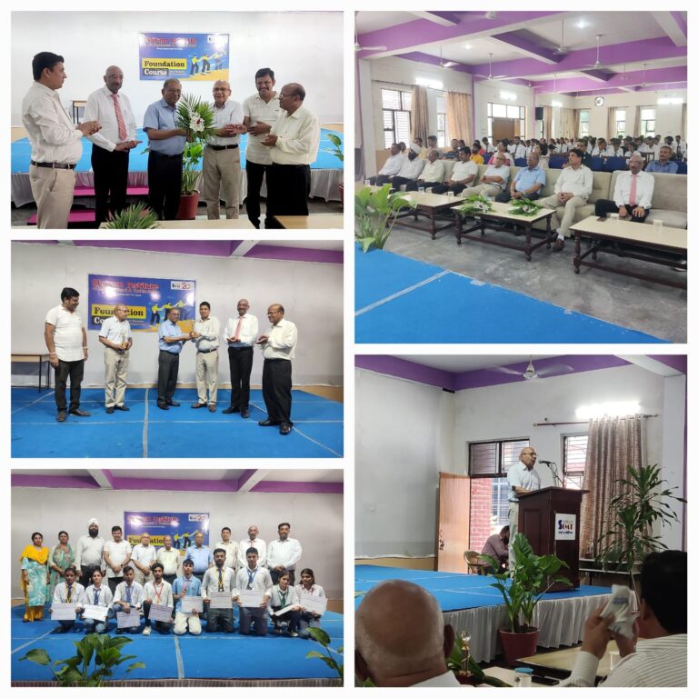 काशीपुर श्रीराम इंस्टिट्यूट ऑफ़ मैनेजमेंट एंड टेक्नोलॉजी में बी०सी०ए०, बी॰बी॰ए० एवं बी०कॉम ऑनर्स प्रथम वर्ष के छात्र-छात्राओं आयोजित फाउंडेशन कोर्स का आज समापन किया गया।