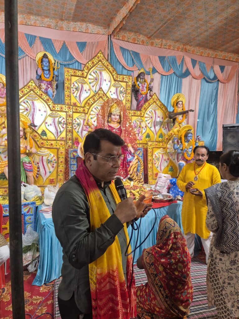 विधायक शिव अरोरा किरतपुर साईं बिहार में माँ भगवती के जागरण में हुए शामिल व माथा टेक समस्त क्षेत्र के सुख समृद्धि की कामना