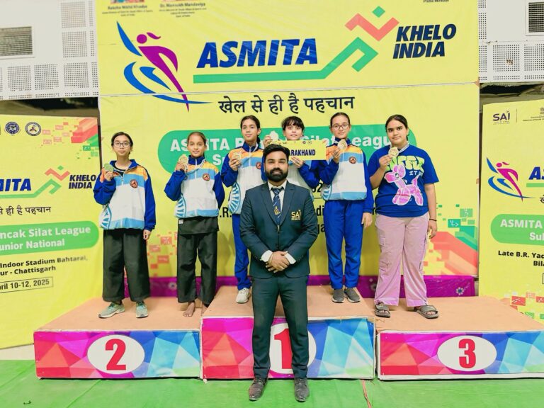 खेलों इंडिया सब जूनियर पेंचक सिलाट लीग में पदक जीतकर उत्तराखण्ड की बालिकाओं ने किया प्रदेश का नाम रोशन