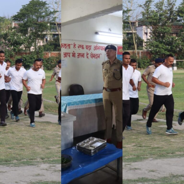 जवानों को फिट एवं अनुशासित बनाए रखने हेतु एसएसपी मणिकांत मिश्रा ने पुलिस लाईन रुद्रपुर में कराया साप्ताहिक परेड का आयोजन