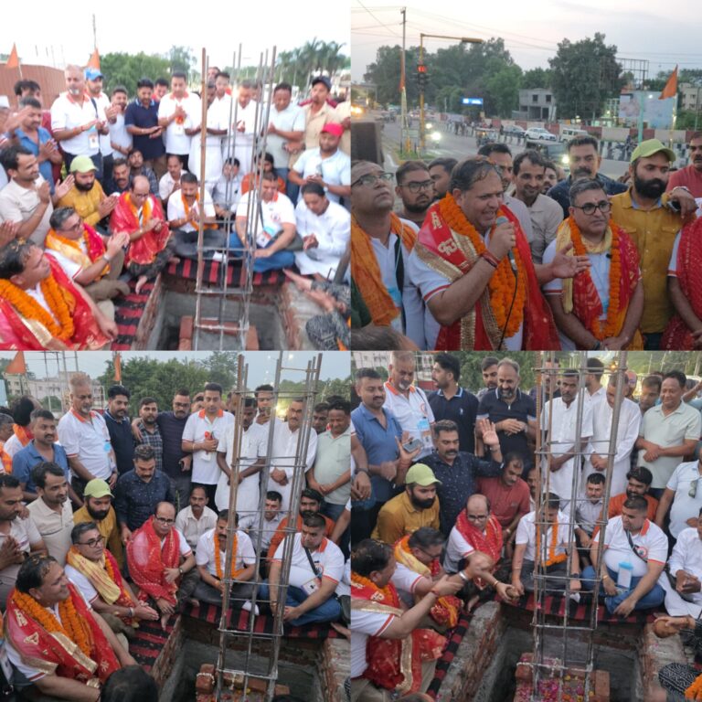 रुद्रपुर में ‘त्रिशूल चौक’ का हुआ भूमि पूजन  -महापौर विकास शर्मा ने किया भूमि पूजन