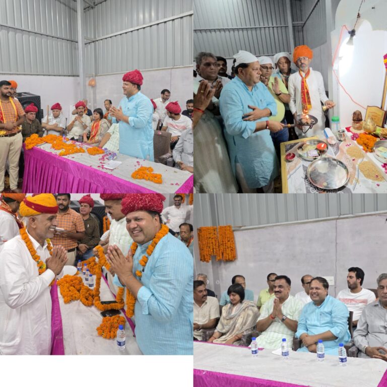 मारवाड़ी समाज ने अमरनाथ यात्रियों का किया भव्य स्वागत आई माता मंदिर में हुआ भंडारा और पूजा-अर्चना