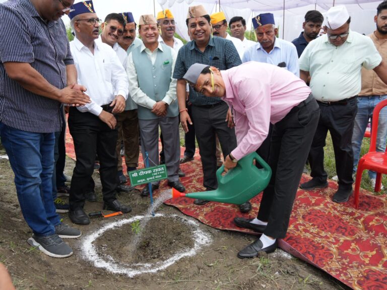 हरेला पर्व पर मंडलायुक्त, जिलाधिकारी एवं कुलपति ने किया पौधरोपण पर्यावरण संरक्षण के प्रति जागरूकता का संदेश दिया