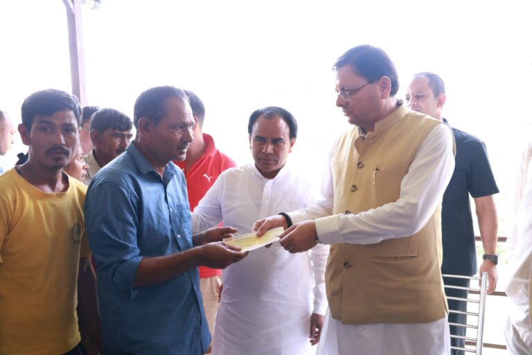 आपदा प्रभावितों को राज्य आपदा मोचन निधि व मुख्यमंत्री राहत कोष के तहत आर्थिक सहायता की गई प्रदान।