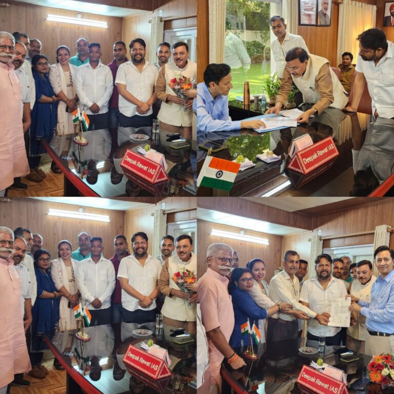 पूर्व विधायक राजेश शुक्ला ने कुमाऊं आयुक्त दीपक रावत से की मुलाकात, नगला नगर पालिका क्षेत्र से जुड़े भूमि सीमांकन विषयों पर हुई चर्चा