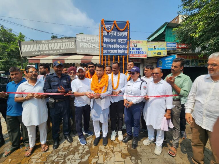 विधायक शिव अरोरा ने डीडी चौक पर विधायकनिधि से स्वीकृत प्याऊ का किया शुभारम्भ