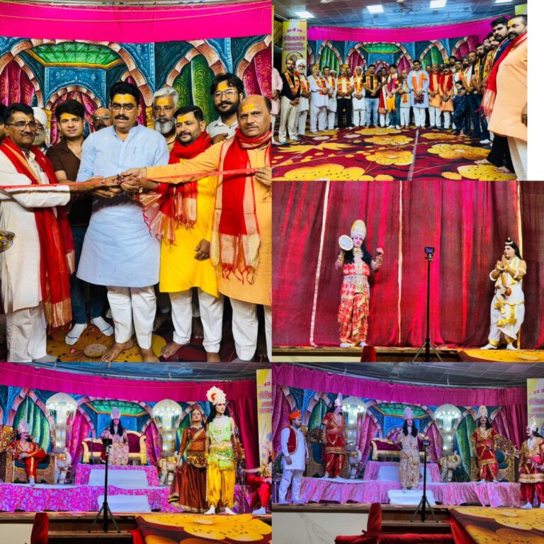 इंदिरा कालोनी की रामलीला का हुआ शुभारंभ   शुभारंभ बीजेपी नेता प्रीत ग्रोवर और अभिनेता गौरव ने किया