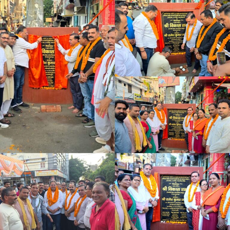 जनभावनाओं का सम्मान ही मेरा संकल्पः विकास शर्मा  महापौर ने किया नैनीताल हाईवे से होली चौक तक नाला निर्माण का शिलान्यास