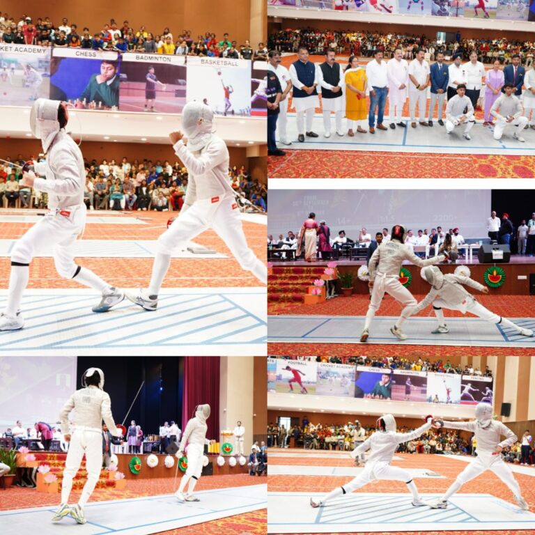 सम्पूर्ण भारत से 1500 युवा फेंसर, 320 पदकों की होड़ के साथ आज से डी.पी.एस. रुद्रपुर में सीबीएसई राष्ट्रीय फेंसिंग चैम्पियनशिप 2025-26 का भव्य आगाज़  पहले दिन उत्तराखंड के फेंसरों ने जीते गोल्ड और सिल्वर पदक