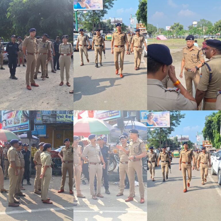एसएसपी मणिकांत मिश्रा का निरीक्षण  त्योहारों को लेकर ऊधमसिंहनगर पुलिस अलर्ट मोड पर  रुद्रपुर मुख्य बाजार एवं गांधी पार्क रावण दहन स्थल का एसएसपी मणिकांत मिश्रा ने किया निरीक्षण