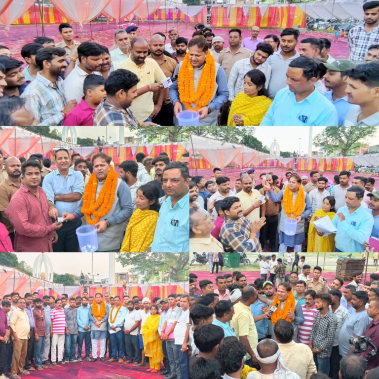 गांधी पार्क में आज शाम होगा स्वदेशी दिवाली मेले का शुभारम्भ  लाटरी से हुआ व्यापारियों को दुकानों का आवंटन