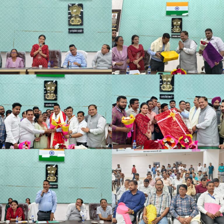 स्थानांतरण पर नगर आयुक्त नरेश दुर्गापाल को दी भावभीनी विदाई उत्कृष्ट कार्यकाल के लिए नगर निगम में हुआ भव्य सम्मान