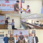 एसएसपी मणिकांत मिश्रा द्वारा अधिवर्षता सेवानिवृत्ति के अवसर पर पुलिस कार्मिकों को दी गई भावभीनी विदाई