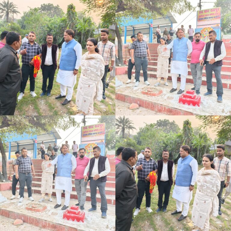 टुबड़ी पूजा के लिए बनेंगे स्थाई घाटः विकास शर्मा  टुबड़ी पूजा के लिए महापौर ने किया घाटों का निरीक्षण -पूजा के लिए सभी व्यवस्थायें पूर्ण करने के दिये निर्देश
