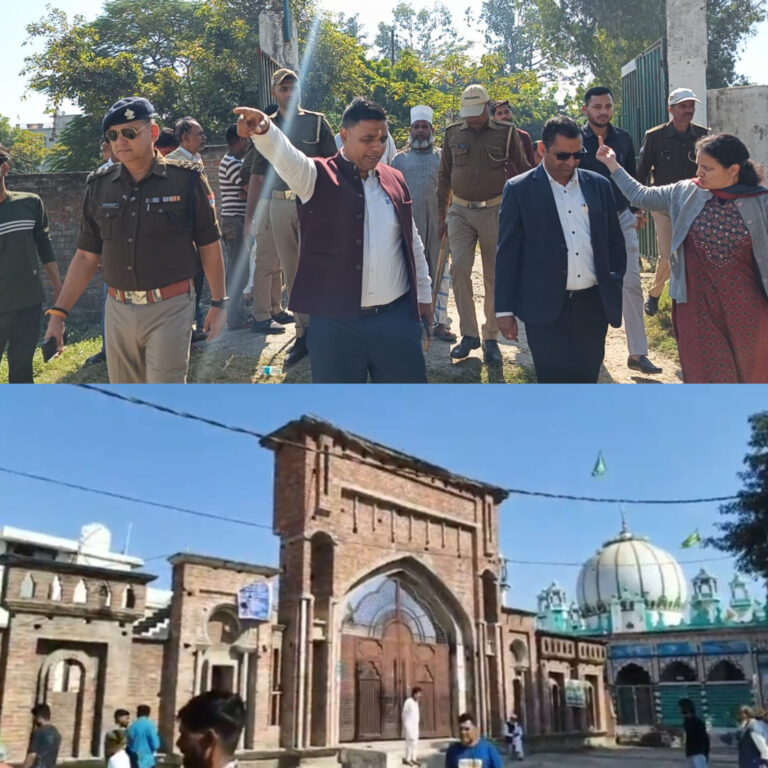 सीएम धामी के कड़े रुख के बाद मदरसा सोसायटी ने आठ एकड़ भूमि पर कब्जे की कार्यवाही शुरू की  एडीएम के नेतृत्व में नापजोख किया गया