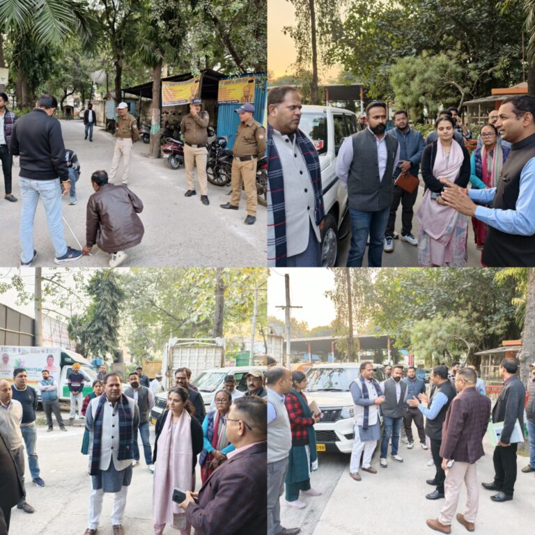 हाईवे चौड़ीकरण कार्य में आएगी तेजी  महापौर के साथ अधिकारियों ने किया स्थलीय निरीक्षण