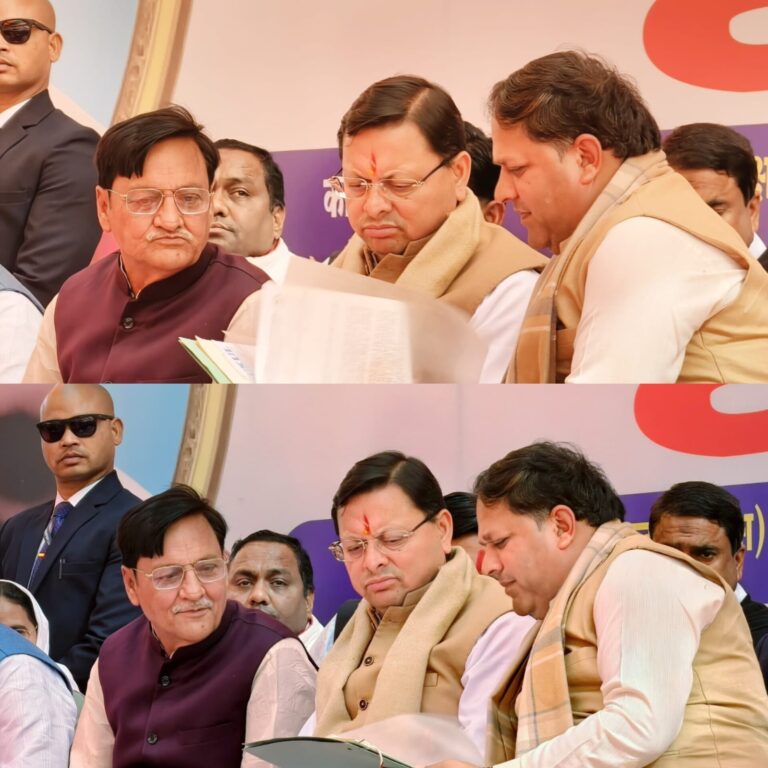 महापौर ने सीएम से की काशीपुर बाईपास की चौड़ाई कम करने की मांग अन्य मामलों को लेकर भी सौंपे ज्ञापन