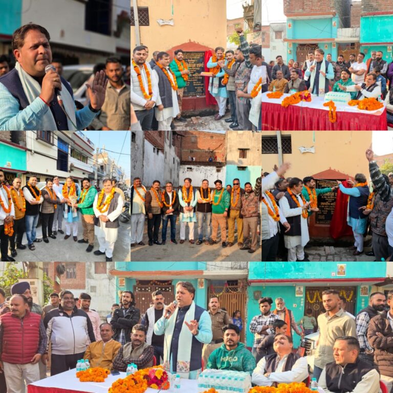 नौ माह में विकास की रफ्तार ने तोड़े पुराने रिकॉर्डः विकास शर्मा  नगर निगम ने नौ माह में किये विधायक निधि से अधिक विकास कार्य  महापौर ने भदईपुरा में सड़क नाली निर्माण का किया शिलान्यास, बारात घर की भी घोषणा