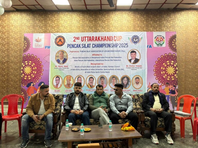 विधायक शिव अरोरा ने द्वितीय उत्तराखंड कप पेंचक सिलॉट चेम्पियनशिप 2025 का किया शुभारम्भ