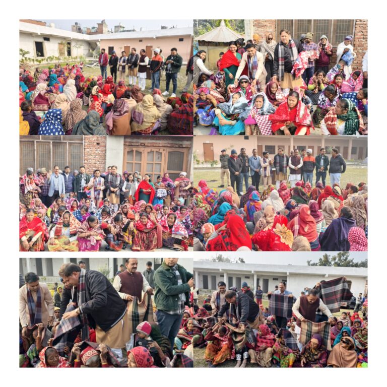 मानवता की सेवा ही विवेकानंद को सच्ची श्रद्धांजलिरूः विकास शर्मा  महापौर ने सैकड़ों गरीब जरूरतमंदों को वितरित किये कम्बल
