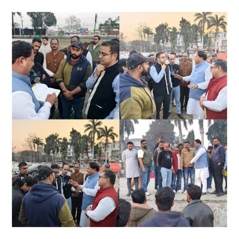 यूएस नगर कार्निवल और मुख्यमंत्री के आगमन की तैयारियों का महापौर ने लिया जायजा