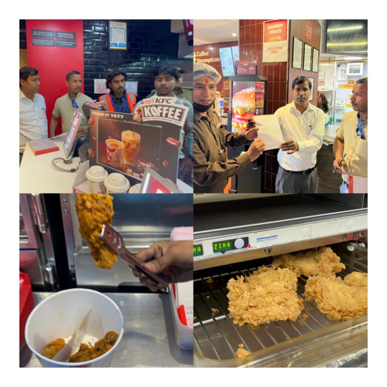 प्रतिबंध के बावजूद नॉनवेज बेचने पर दो नामी गिरामी प्रतिष्ठानों के कटे चालान महापौर के निर्देश पर नगर निगम की टीम ने की छापेमारी