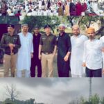 सुल्तानपुर पट्टी में अदा की गई ईद उल फितर की नमाज। देश में अमन चैन की दुआ की गई।