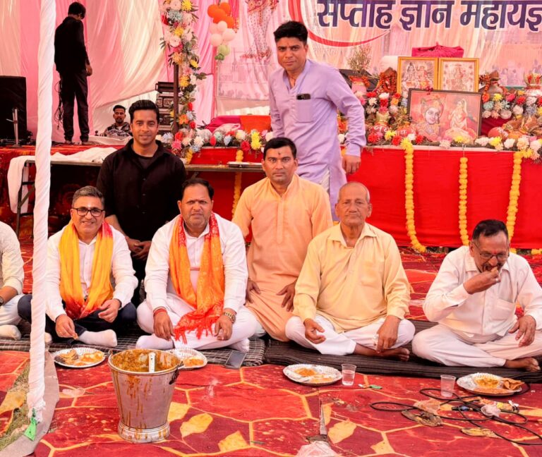 आध्यात्मिक चेतना से समृद्ध हो रहा समाज: विकास शर्मा श्रीमद् भागवत महायज्ञ के समापन पर बोले महापौर