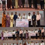 डीपीएस रुद्रपुर में कक्षा दसवीं के टॉपर्स का भव्य सम्मान समारोह, मेधावी विद्यार्थियों व शिक्षकों को चेक से किया गया सम्मानित