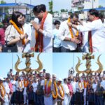 आदि कैलाश यात्रियों के जत्थे का रुद्रपुर में भव्य स्वागत महापौर की अगुवाई में पुष्प वर्षा के साथ हुआ अभिनंदन