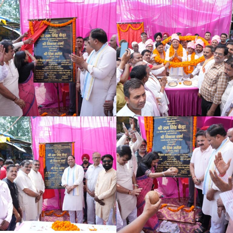 महापौर ने किया सब्जी मण्डी पुनर्निर्माण कार्य का शिलान्यास करीब 50 लाख की लागत से मिलेंगी आधुनिक सुविधाएं