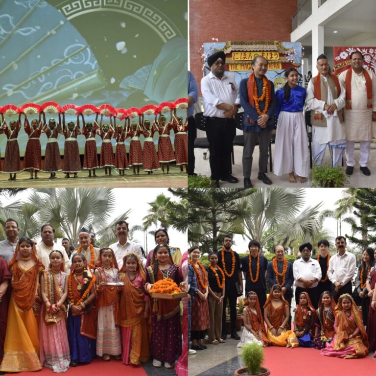 डीपीएस में आयोजित हुआ जापानी भाषा पर विशेष सांस्कृतिक कार्यक्रम “द मैजिक ऑफ जापान दिल्ली पब्लिक स्कूल रुद्रपुर में जापानी भाषा पर आधारित एक विशेष सांस्कृतिक कार्यक्रम का आयोजन किया गया