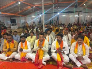 रविंनगर मे आयोजित अखण्ड नाम सकीर्तन मे शामिल हुऐ विधायक शिव अरोरा