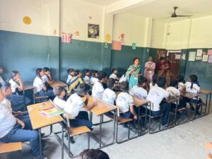 महिला कल्याण विभाग द्वारा इंडियन पब्लिक स्कूल चामुंडा मंदिर रुद्रपुर जिला उधम सिंह नगर मे जागरूकता अभियान चलाया गया |