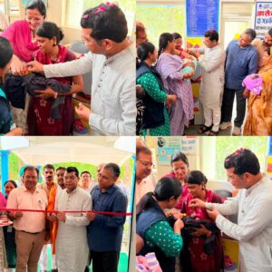 विधायक शिव अरोरा ने जिला अस्पताल मे नवजात शिशुओ को पोलियो ड्राप पिलाकर पल्स पोलियो अभियान 2026 (NID) की शुरुआत