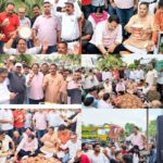 रुद्रपुर। अमरनाथ यात्रा पर प्रस्थान करने से पूर्व शनिवार को महापौर विकास शर्मा ने शहर को आध्यात्मिक पहचान देने की दिशा में एक और महत्वपूर्ण कदम उठाते हुए डीडी चौक का नामकरण ‘डमरू चौक’ करते हुए विधि-विधान एवं वैदिक मंत्रोच्चार के साथ भूमि पूजन एवं शिलान्यास किया।