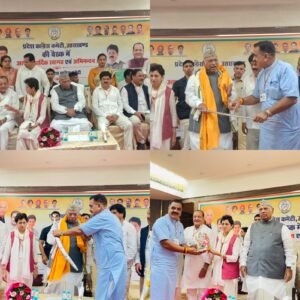 खड़गे के रुद्रपुर पहुंचने पर पूर्व विधायक राजकुमार ठुकराल ने किया स्वागत, अंगवस्त्र व तलवार भेंट कर किया अभिनंदन