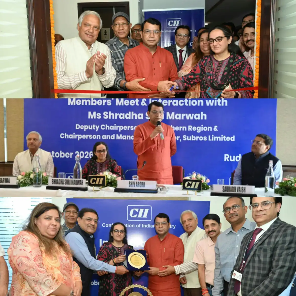 रुद्रपुर में CII के कुमाऊं जोनल कार्यालय का शुभारंभ, उद्योगों को मिलेगा नया मंच: शिव अरोरा35 से अधिक औद्योगिक प्रतिनिधियों ने की शिरकत,विधायक बोले उद्योगो के विकास व सृजन को मिलेगी गति