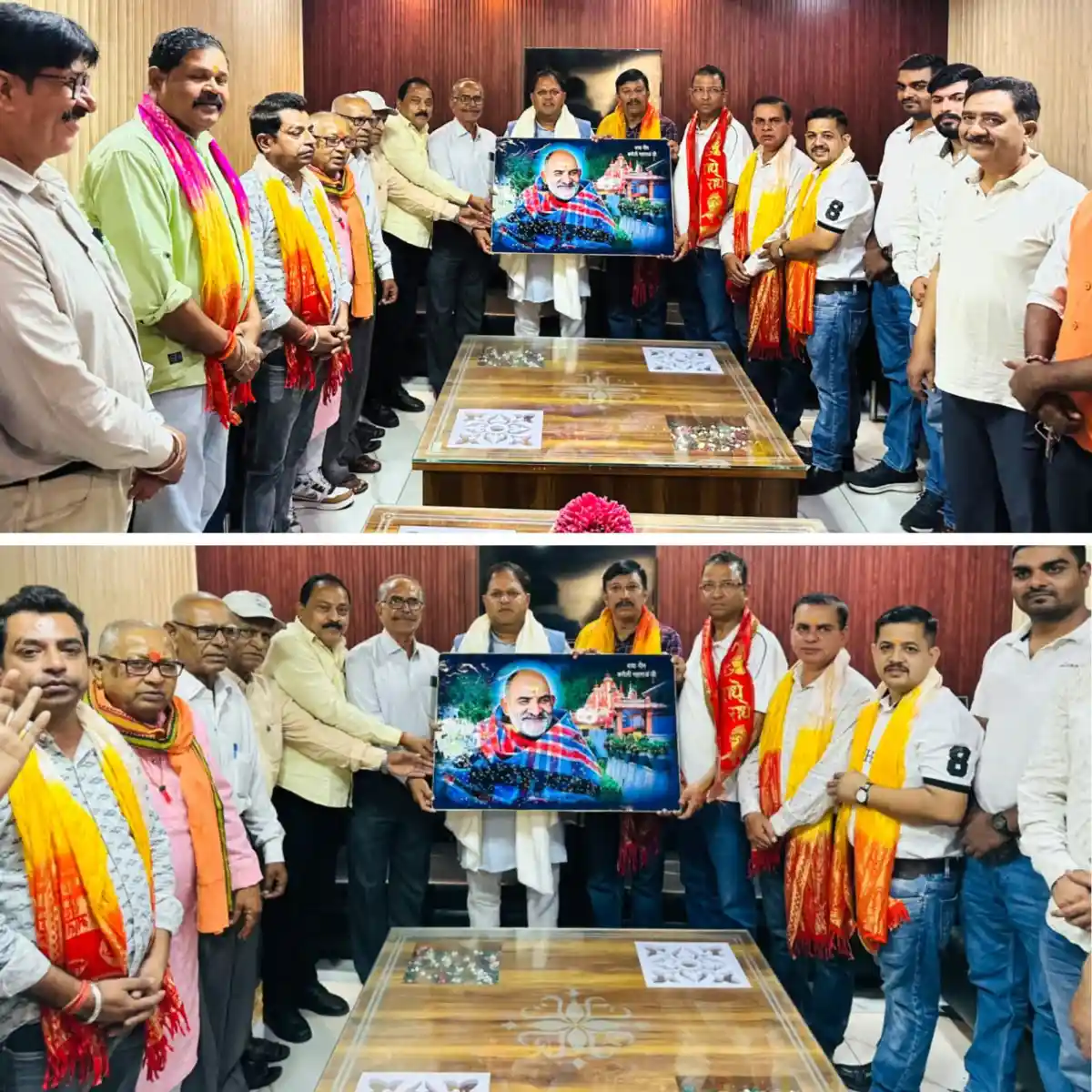 रुद्रपुर। अटरिया मोड़ से इंदिरा कॉलोनी तक सड़क निर्माण के लिए बजट स्वीकृत होने पर सिंह कॉलोनी में किसान मोर्चा के पूर्व प्रदेश अध्यक्ष अनिल चौहान के आवास पर महापौर विकास शर्मा का स्वागत एवं अभिनंदन किया गया।